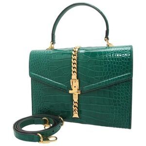 Gucci Handbag Sylvie Shoulder Green